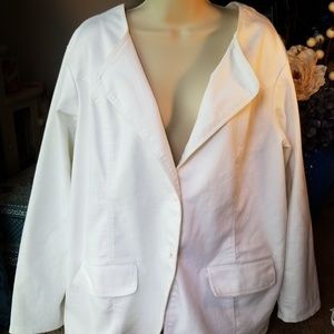 White blazer